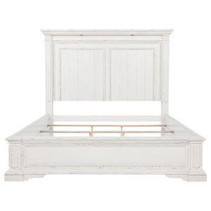 LED Light Panel Bed With Traditional Design