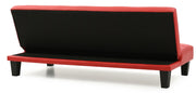 Glory Furniture Alan futon sofa bed with sleek design, featuring a comfortable seating area and convertible bed in a modern living space.