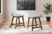 Lyncott - Upholstered Barstool (Set of 2) - R&R Furniture Gallery (Fountain Valley, CA)