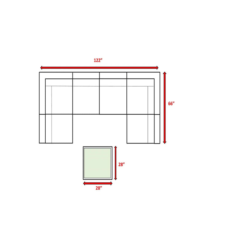 Seating Set With Cushions Handcrafted Wicker Design - R&R Furniture Gallery (Fountain Valley, CA)
