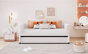 Upholstered Daybed With Ergonomic Design Backrest - R&R Furniture Gallery (Fountain Valley, CA)