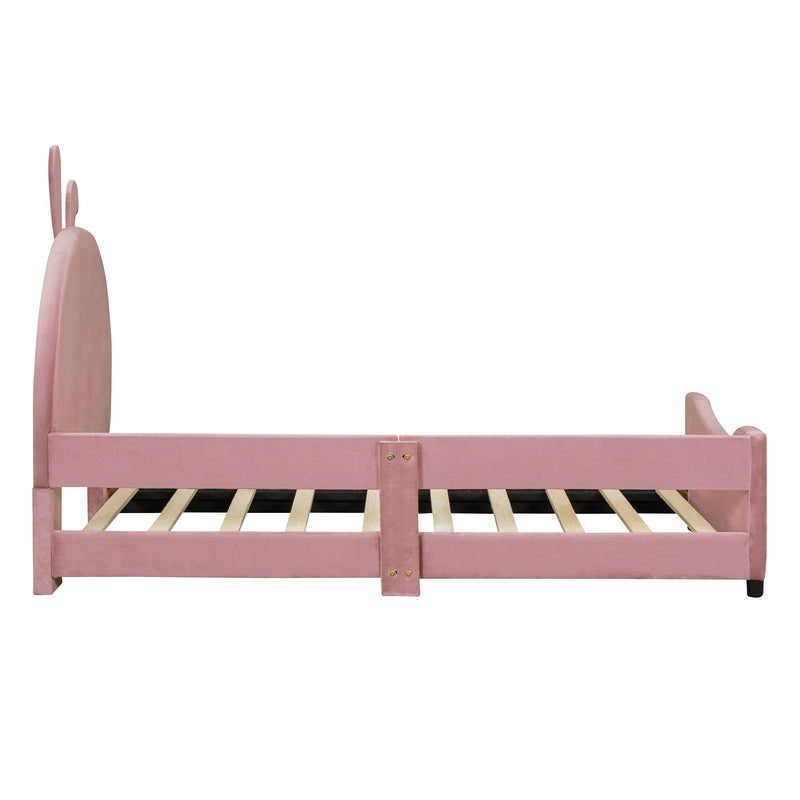 Upholstered Daybed With Rabbit Ear Shaped Headboard - R&R Furniture Gallery (Fountain Valley, CA)