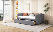 Upholstered Daybed With Ergonomic Design Backrest - R&R Furniture Gallery (Fountain Valley, CA)