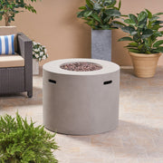 Round Iron Fire Pit With 40, 000 Btu - R&R Furniture Gallery (Fountain Valley, CA)