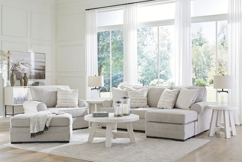 Benchcraft Eastonbridge 3-piece living room set with plush sofas and coordinated armchair in a modern, comfortable design.