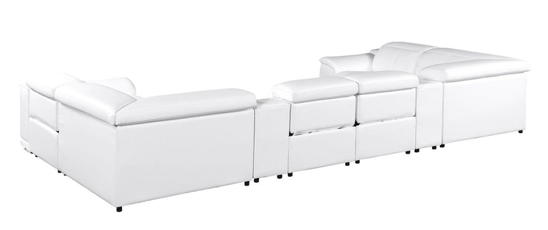 9762 - 8-Piece U-Shaped Sectional Sofa With 4 Power Recliner