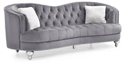 Glory Furniture Jewel stationary sofa with plush cushions and elegant design, perfect for modern living rooms.