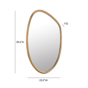 Mika - Wall Mirror - Gold - R&R Furniture Gallery (Fountain Valley, CA)