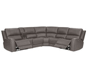 Belmont - Zero Gravity Power Reclining Sectional With Power Adjustable Headrests - R&R Furniture Gallery (Fountain Valley, CA)