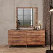 Lorenzo Italian Modern Light Oak Dresser — view 2