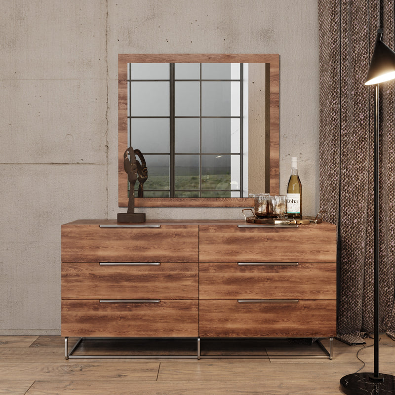 Lorenzo Italian Modern Light Oak Dresser — view 2