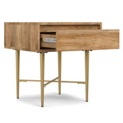 Fallon - End Table With Drawer - Natural - R&R Furniture Gallery (Fountain Valley, CA)