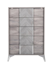 Alexa Italian Modern Grey Chest — view 3
