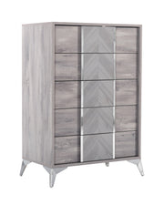 Alexa Italian Modern Grey Chest — view 4