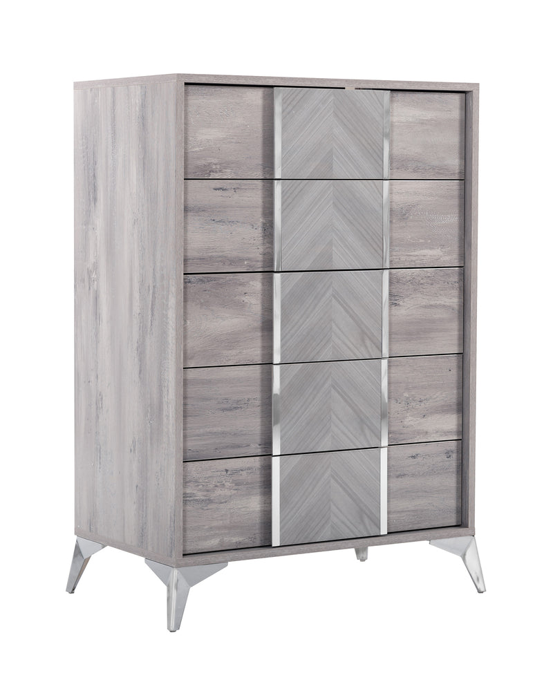 Alexa Italian Modern Grey Chest — view 4