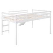Full Loft Bed With Slide, Multifunctional Design - White - R&R Furniture Gallery (Fountain Valley, CA)