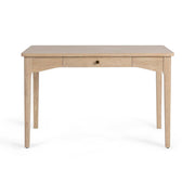 Classic Home Allysyn Coastal Drift writing desk with a sleek wooden surface and modern design, ideal for home office or workspace.