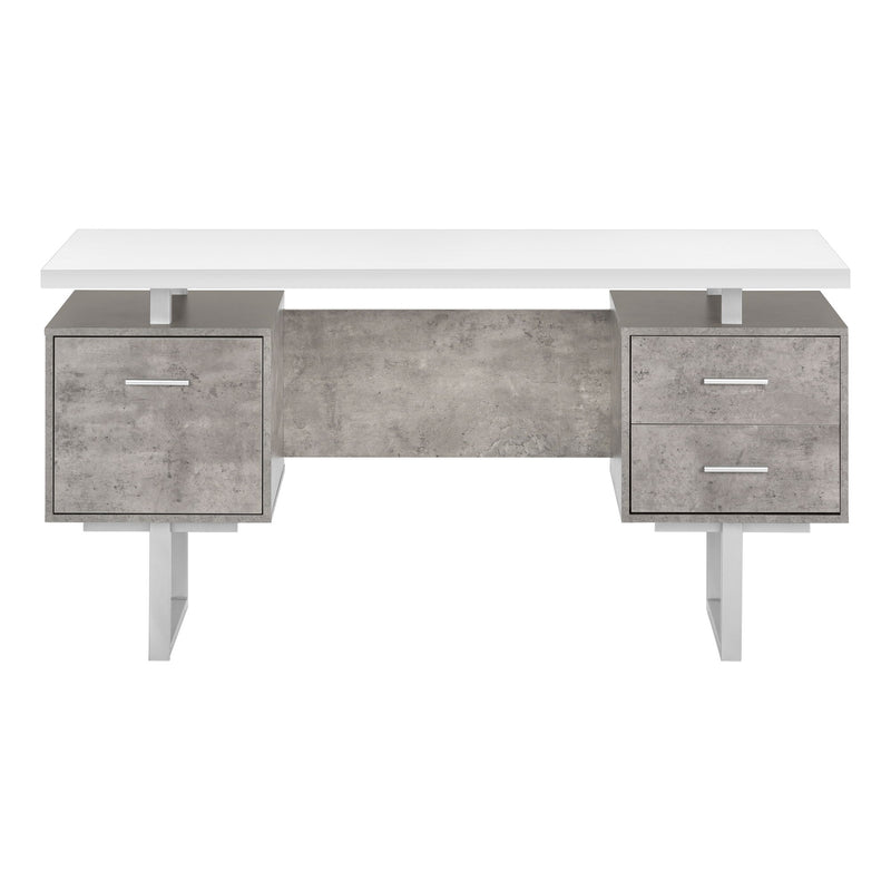 Computer Desk For Home Office, Laptop, Left, Right Set - Up, Storage Drawers, Contemporary & Modern - R&R Furniture Gallery (Fountain Valley, CA)