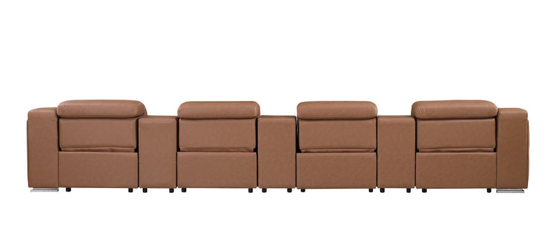 1116 - 7-Piece Modular Power Reclining Sofa In With 4 Power Recliners & Power Headrests