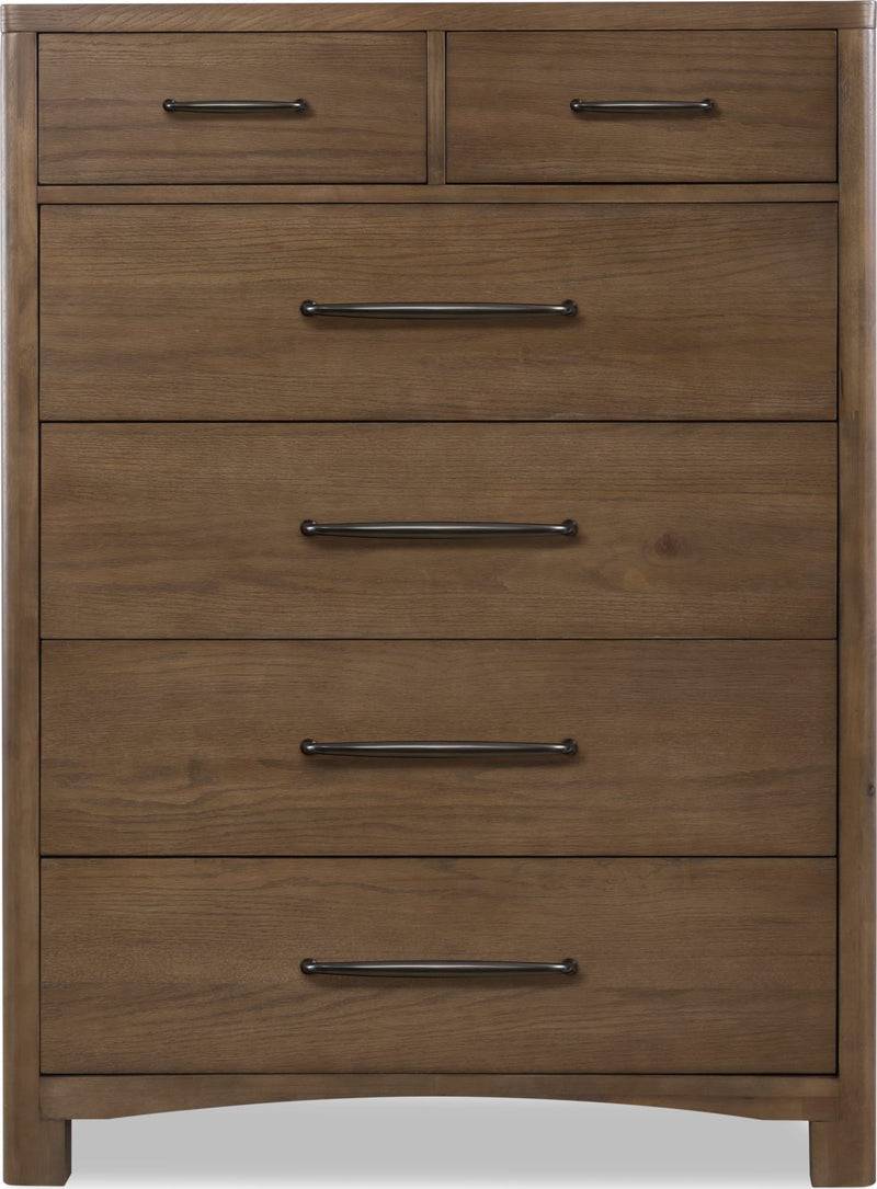 Arden 6 Drw Chest - Tvrn Brown