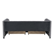 Upholstered Daybed With Ergonomic Design Backrest - R&R Furniture Gallery (Fountain Valley, CA)