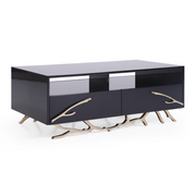 Legend Modern Black & Gold Coffee Table
