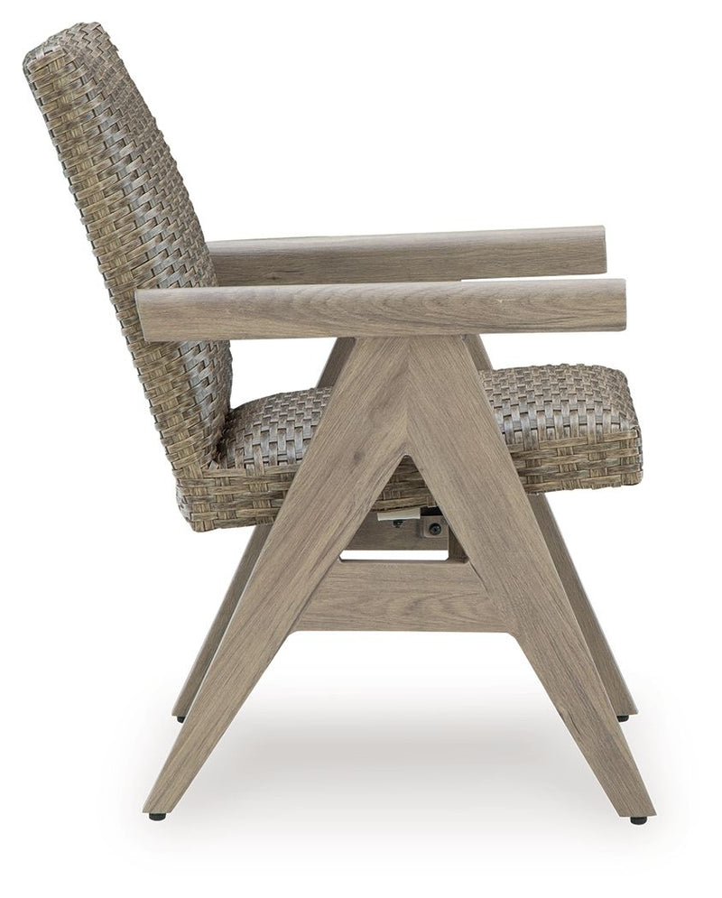 Cliff Trails - Rocking Arm Chair (Set of 2) - Beige - R&R Furniture Gallery (Fountain Valley, CA)