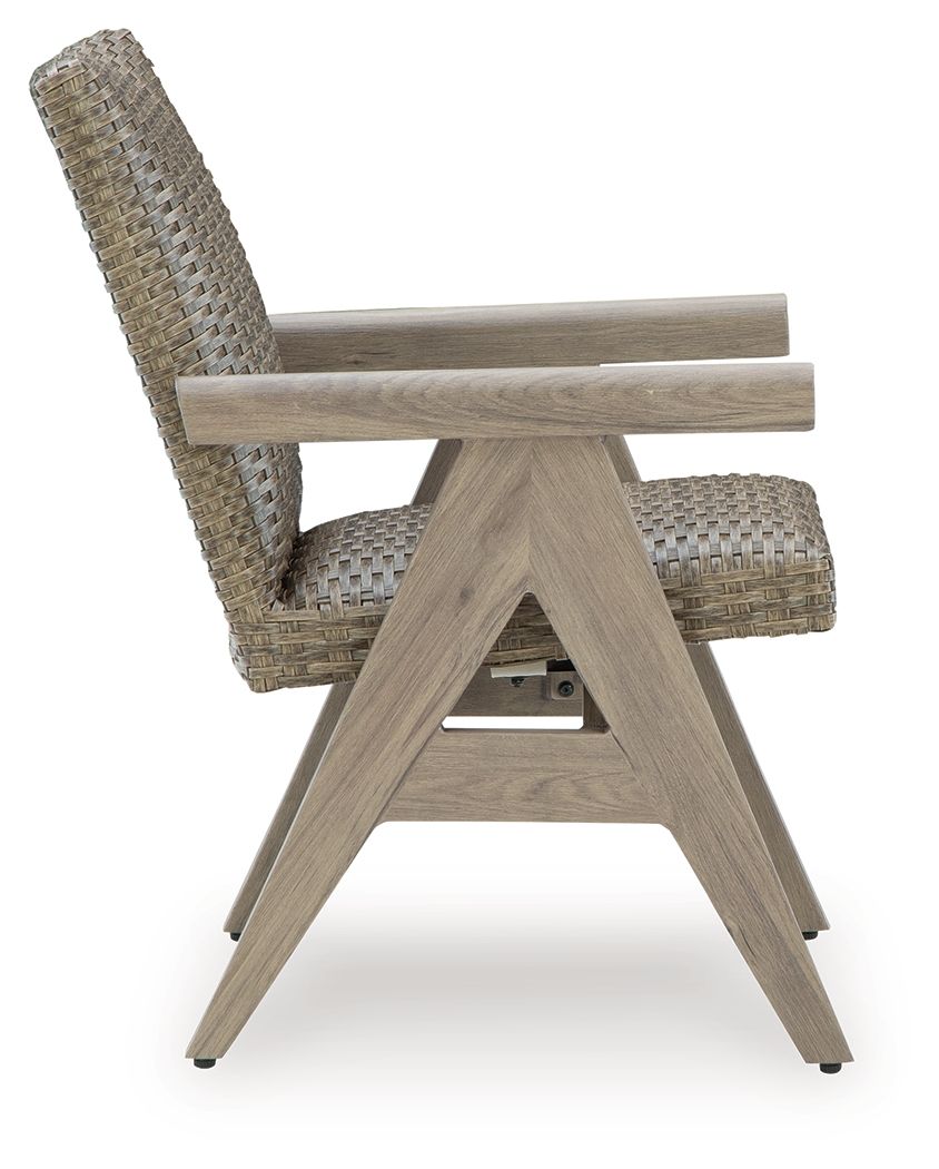Cliff Trails - Rocking Arm Chair (Set of 2) - Beige - R&R Furniture Gallery (Fountain Valley, CA)