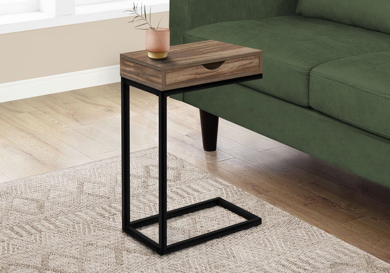 Accent Table, C - Shaped Contemporary Elegant Desig - R&R Furniture Gallery (Fountain Valley, CA)
