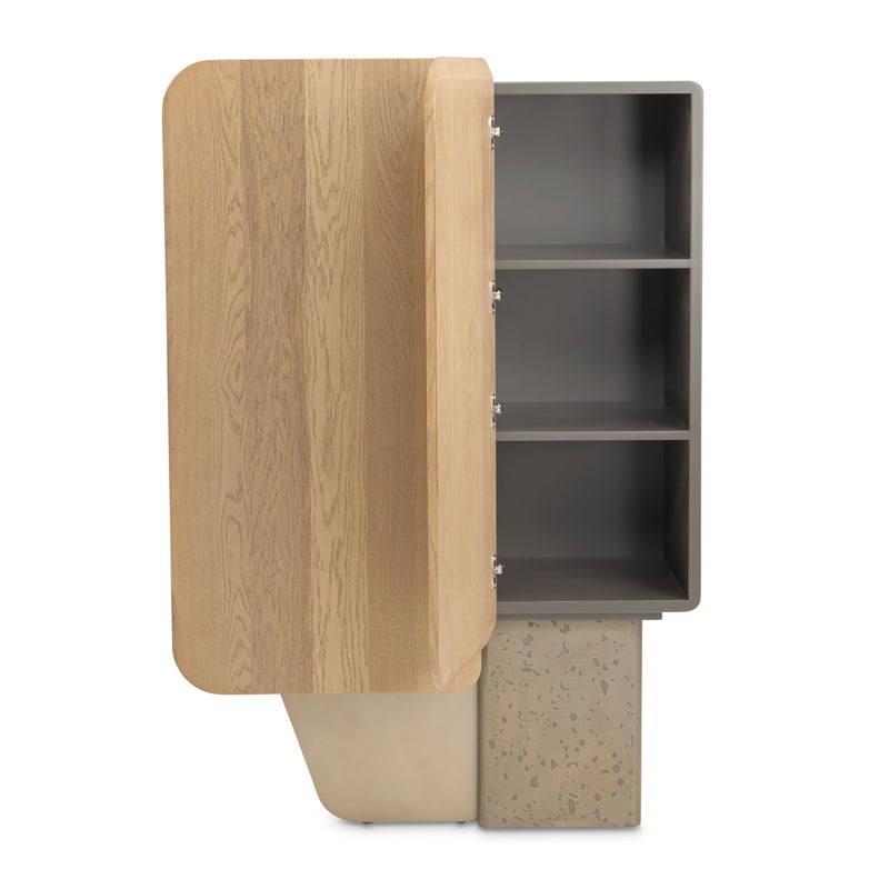 Bristol Point - Bar Cabinet - Saddle Brown - R&R Furniture Gallery (Fountain Valley, CA)