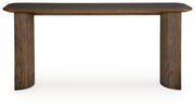 Dontayne - Sofa Table - Warm Brown - R&R Furniture Gallery (Fountain Valley, CA)