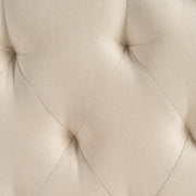 Queen & Full Size Headboard With Diamond Tufting And Nailhead Trim - Beige - R&R Furniture Gallery (Fountain Valley, CA)