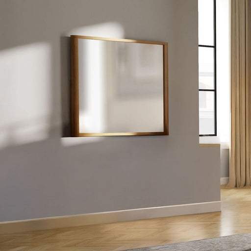 Zoey - Mirror - Oak - R&R Furniture Gallery (Fountain Valley, CA)