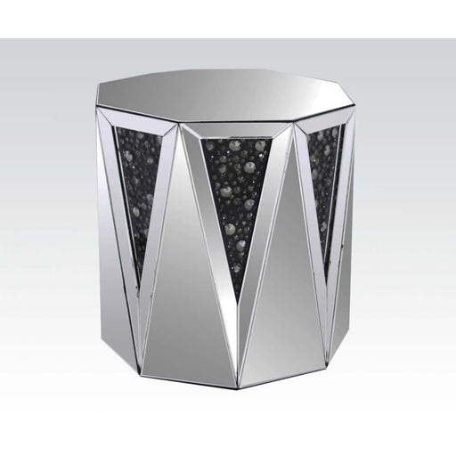 Nysa - End Table - Mirrored & Faux Crystals - R&R Furniture Gallery (Fountain Valley, CA)