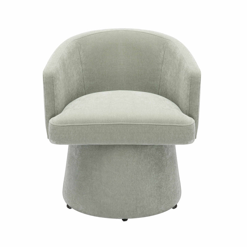 Kristen - Upcycled Chenille Rolling Desk Chair - R&R Furniture Gallery (Fountain Valley, CA)