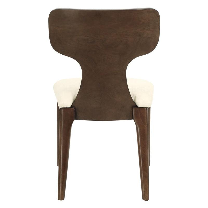 Koen - Side Chair (Set of 2) - Beige / Brown Oak - R&R Furniture Gallery (Fountain Valley, CA)
