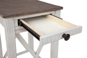 Adalane - Accent Table - White / Gray - R&R Furniture Gallery (Fountain Valley, CA)