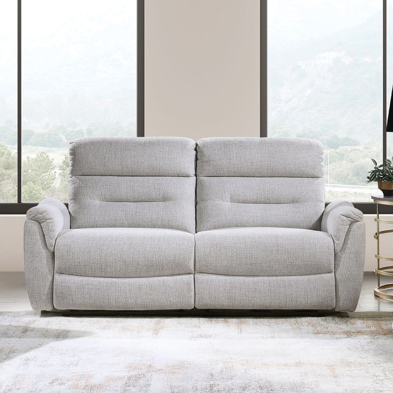 Eastre - Power Motion Sofa With USB Port - Beige Chenille - R&R Furniture Gallery (Fountain Valley, CA)