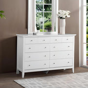 Glory Furniture Hammond elegant casual dresser with multiple drawers, ideal for bedroom or living room storage.