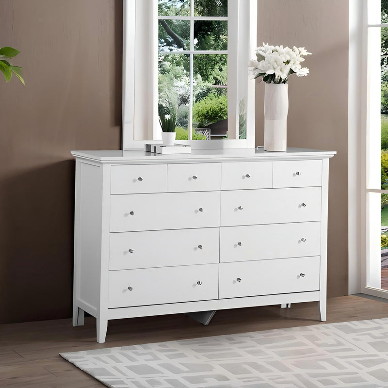 Glory Furniture Hammond elegant casual dresser with multiple drawers, ideal for bedroom or living room storage.