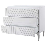 Uttermost Colby accent drawer chest with dark wood finish and metal hardware, showcasing a stylish and functional storage piece.