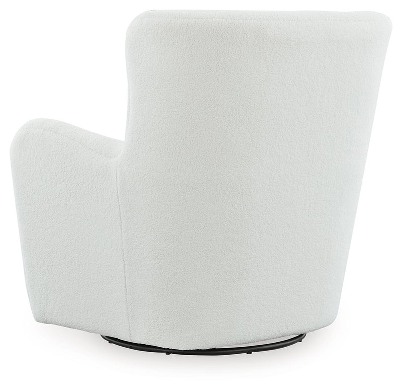 Rowenburg - Swivel Glider Accent Chair - R&R Furniture Gallery (Fountain Valley, CA)