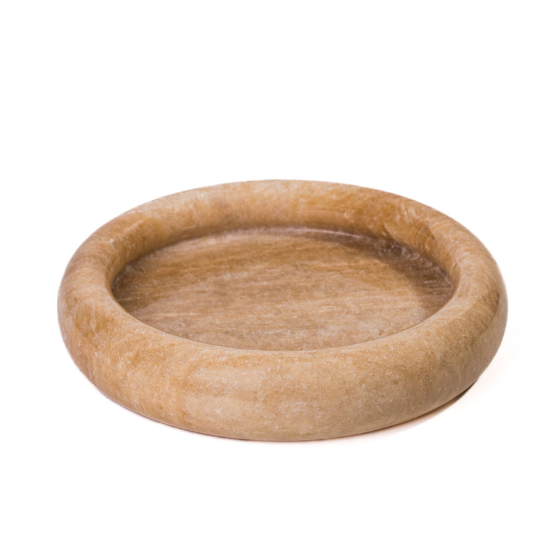 Marble Round Edged Catch-All - Onyx - R&R Furniture Gallery (Fountain Valley, CA)
