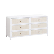 Patty - Rattan 6 Drawer Dresser - R&R Furniture Gallery (Fountain Valley, CA)