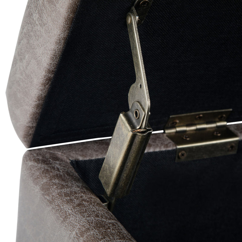 Dover - Upholstered Storage Ottoman Bench - R&R Furniture Gallery (Fountain Valley, CA)