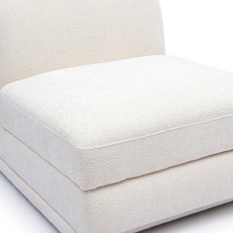 Perry - Modular Armless Chair - Cream - R&R Furniture Gallery (Fountain Valley, CA)