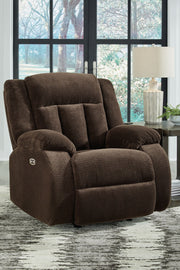Free Wake - Power Rocker Recliner - Chocolate - R&R Furniture Gallery (Fountain Valley, CA)
