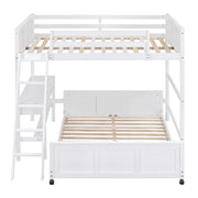 Full Over Full Bunk Bed With Desk - R&R Furniture Gallery (Fountain Valley, CA)