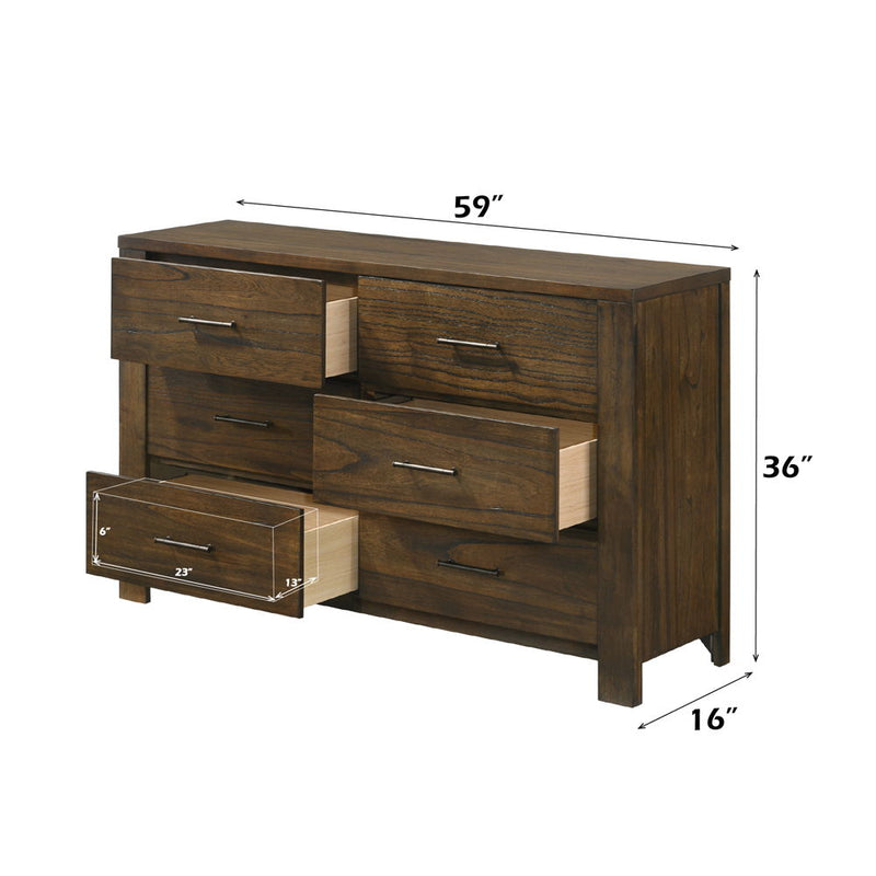Merrilee - Dresser - Oak - R&R Furniture Gallery (Fountain Valley, CA)
