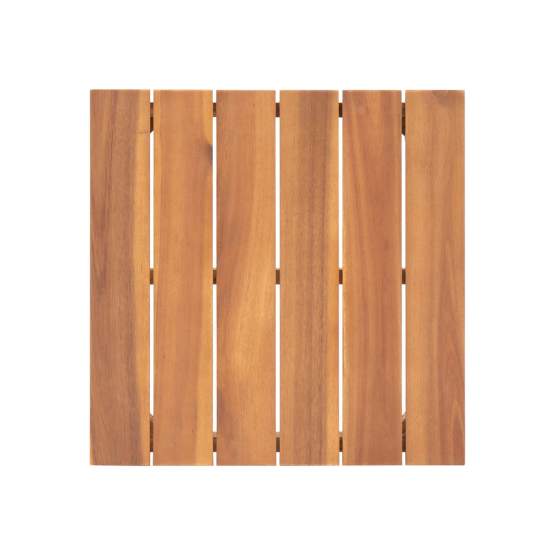 Halcyon - Outdoor Side Table With Slat Design - R&R Furniture Gallery (Fountain Valley, CA)